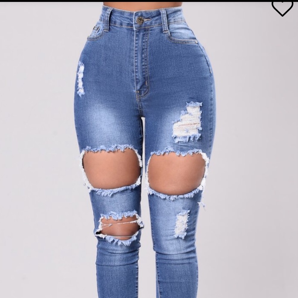 New ripped jeans